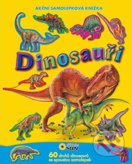 SUN Akční samolepková knížka - dinosauři