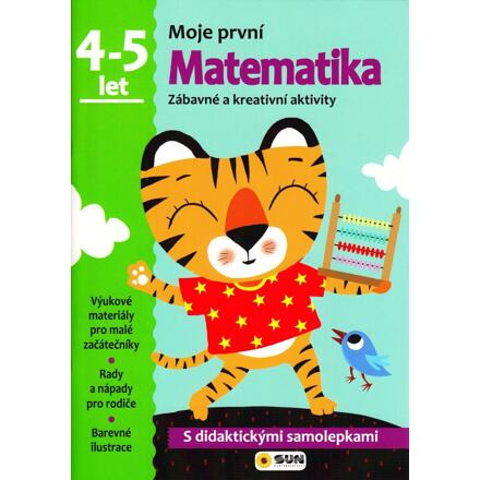 Moje pvní Matematika 3-4 ROKY samolepky