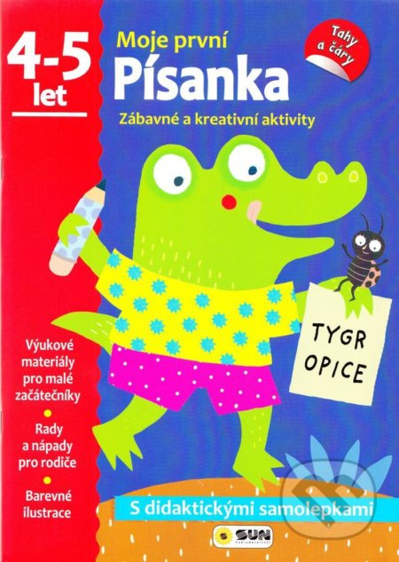 Moje první písanka 4-5 ROKY samolepky