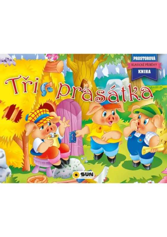Tři prasátka - prostorová kniha