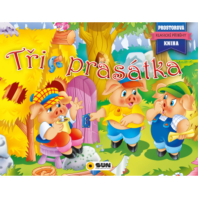 Tři prasátka - prostorová kniha