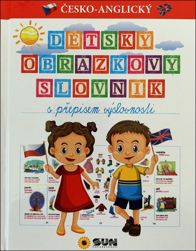 Dětský obr.slovník s přepisem výslovnost