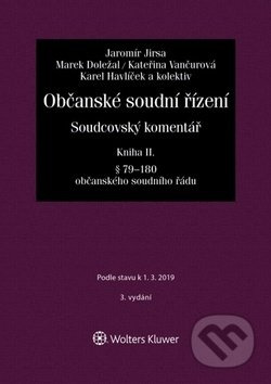 Občanské soudní řízení Kniha II. (Soudcovský komentář § 79 až 180 o. s. ř.) - kniha z kategorie Odborné a naučné
