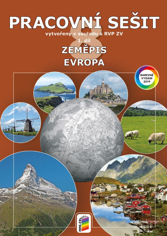 Zeměpis 8.r. ZŠ 1. díl - Pracovní sešit - Evropa v souladu s RVP ZV (barevný)