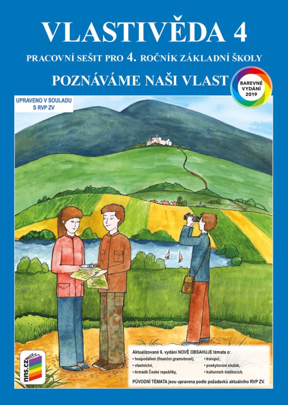 Vlastivěda 4 - Poznáváme naši vlast - barevný pracovní sešit