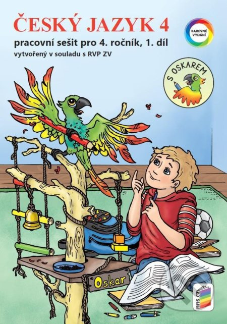 Český jazyk 4, 1. díl s Oskarem (barevný pracovní sešit) - kniha z kategorie 1. stupeň