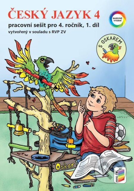 Český jazyk 4, 1. díl s Oskarem (barevný pracovní sešit) - kniha z kategorie 1. stupeň