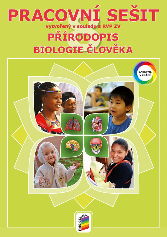 Přírodopis 8 - Biologie člověka (barevný pracovní sešit) - kniha z kategorie 2. stupeň