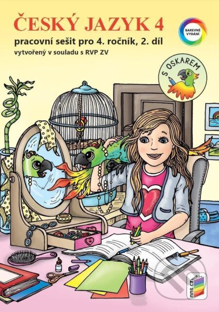 Český jazyk 4, 2. díl s Oskarem (barevný pracovní sešit)