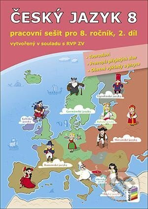 Český jazyk 8, 2. díl (pracovní sešit) - kniha z kategorie 2. stupeň