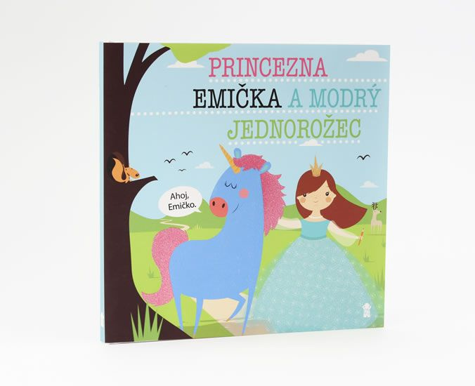 Princezna Emička a modrý jednorožec - Dětské knihy se jmény