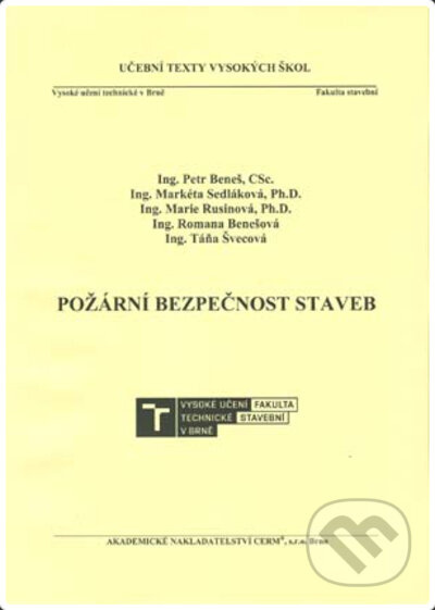 Požární bezpečnost staveb - Petr Beneš - kniha z kategorie Stavebnictví