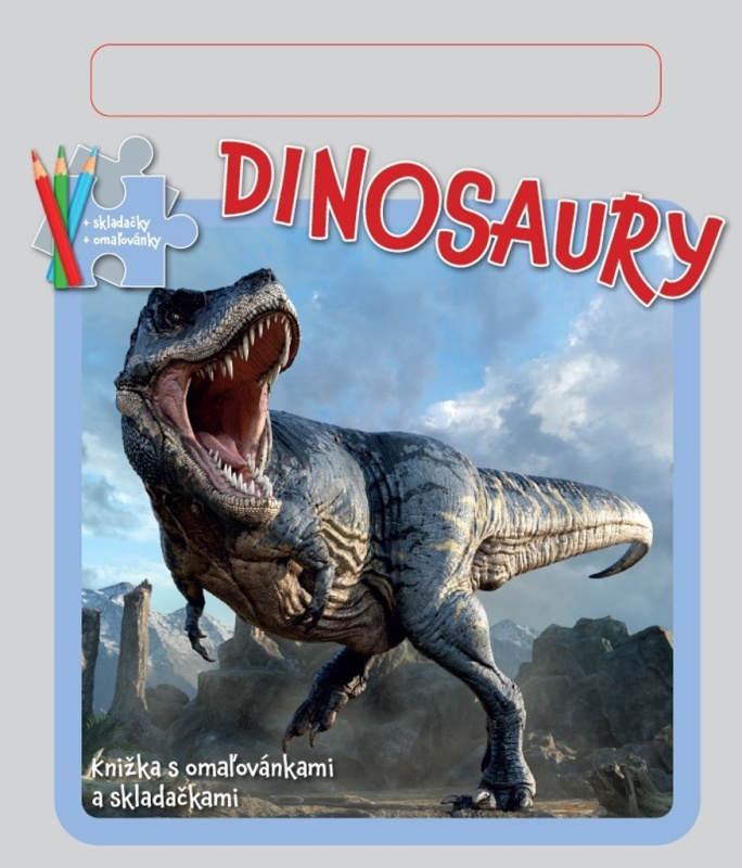 Dinosaury (Knižka s omaľovánkami a skladačkami) - kniha z kategorie Pro děti