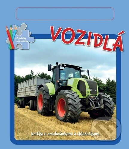 Vozidlá (Knižka s omaľovánkami a skladačkami) - kniha z kategorie Pro děti