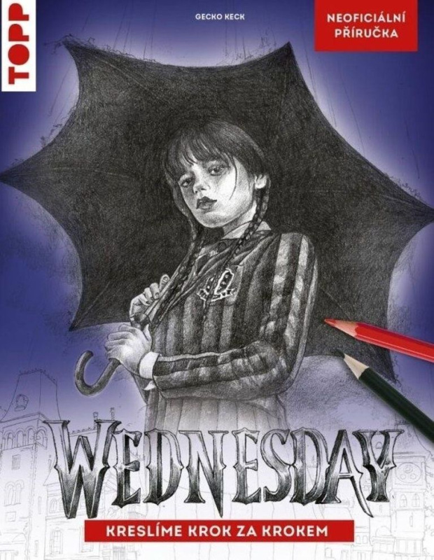 Wednesday (Kreslíme krok za krokem) - kniha z kategorie Omalovánky, vystřihovánky, papír