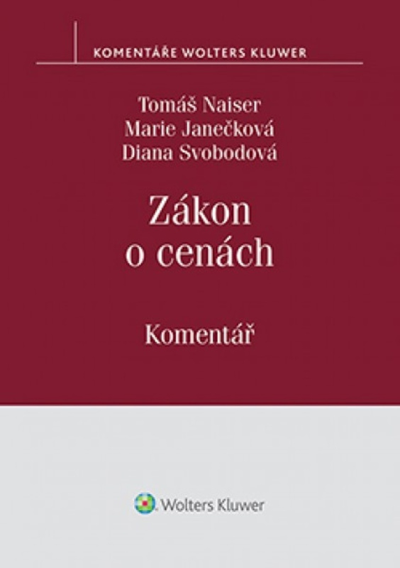 Zákon o cenách - Diana Svobodová, Tomáš Naiser, Marie Janečková