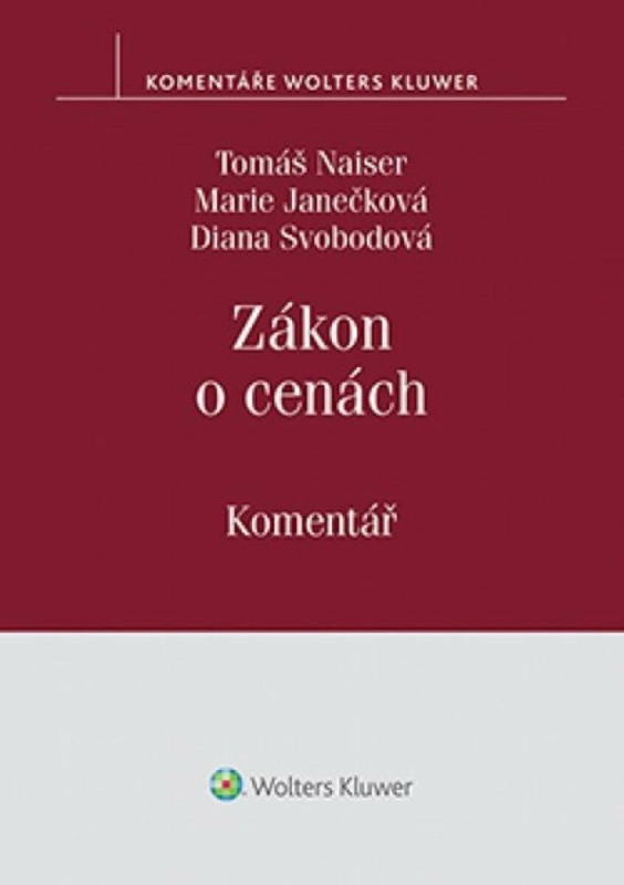 Zákon o cenách - Diana Svobodová, Tomáš Naiser, Marie Janečková