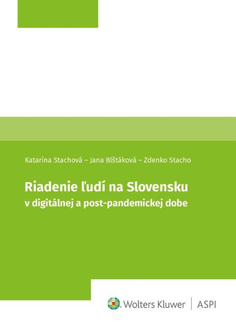 Riadenie ľudí v digitálnej a post-pandemickej dobe - kniha z kategorie Personální management