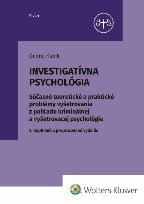 Investigatívna psychológia - Ondrej Kubík - kniha z kategorie Psychologie