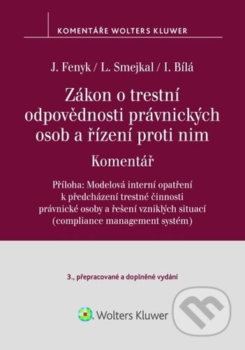 Zákon o trestní odpovědnosti právnických osob a řízení proti nim - kniha z kategorie Humanitní a společenské vědy