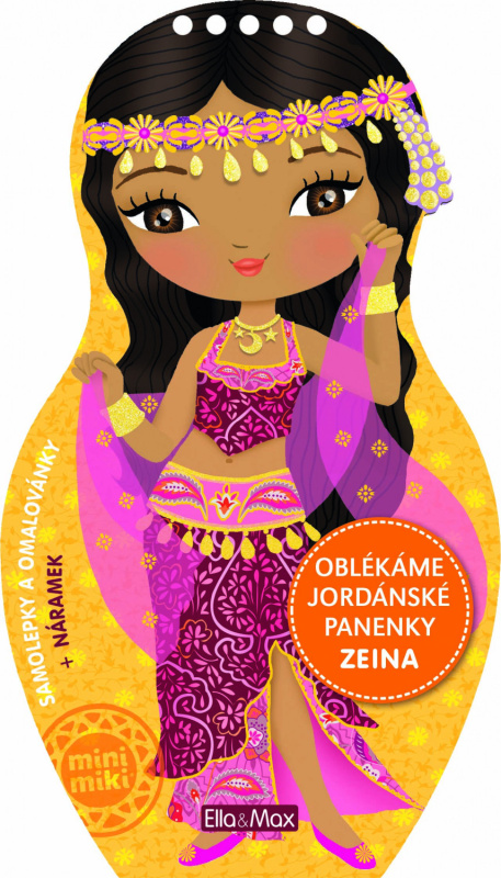 Oblékáme jordánské panenky ZEINA – Omalovánky