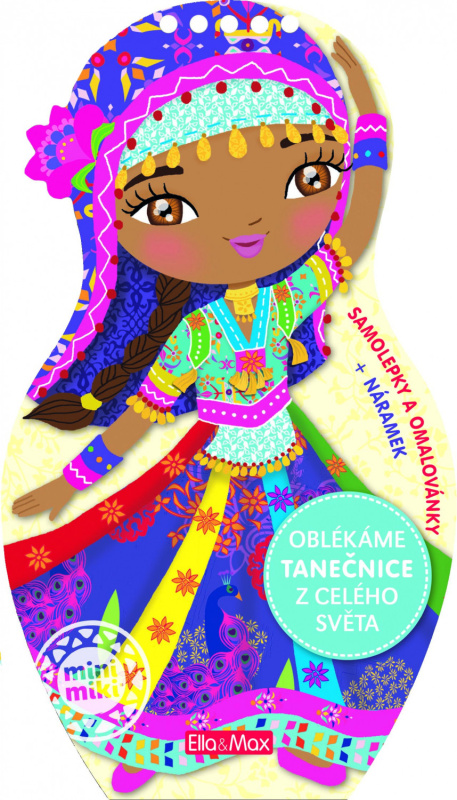 Oblékáme TANEČNICE z celého světa – Omalovánky