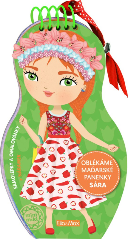 Oblékáme maďarské panenky SÁRA – Omalovánky