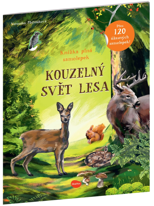 KOUZELNÝ SVĚT LESA – Kniha samolepek Presco Group