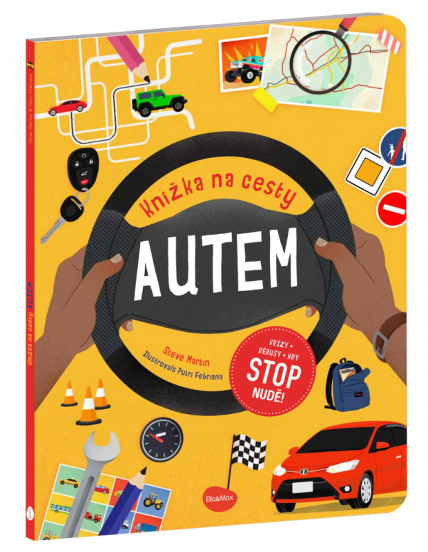 Knížka na cesty AUTEM – Stop nudě: kvízy, rébusy, hry