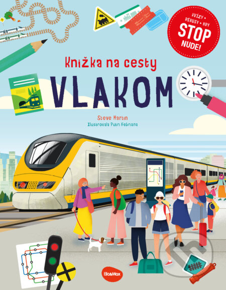 Knižka na cesty VLAKOM – Stop nude: kvízy, rébusy, hry