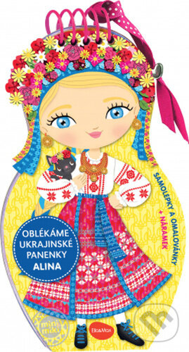 Oblékáme ukrajinské panenky ALINA – Omalovánky