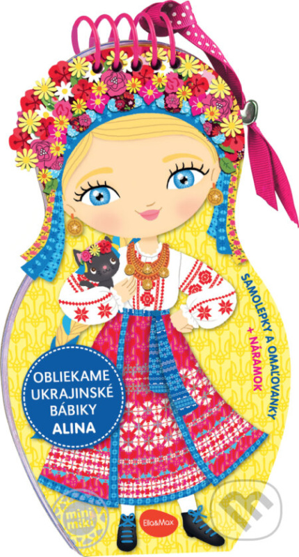 Obliekame ukrajinské bábiky ALINA – Maľovanky