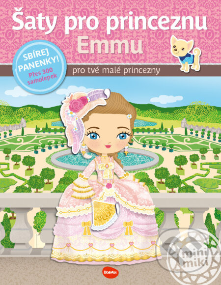 Šaty pro princeznu EMMU – Kniha samolepiek