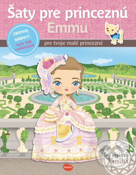 Šaty pro princeznú EMMU ─  Kniha samolepiek