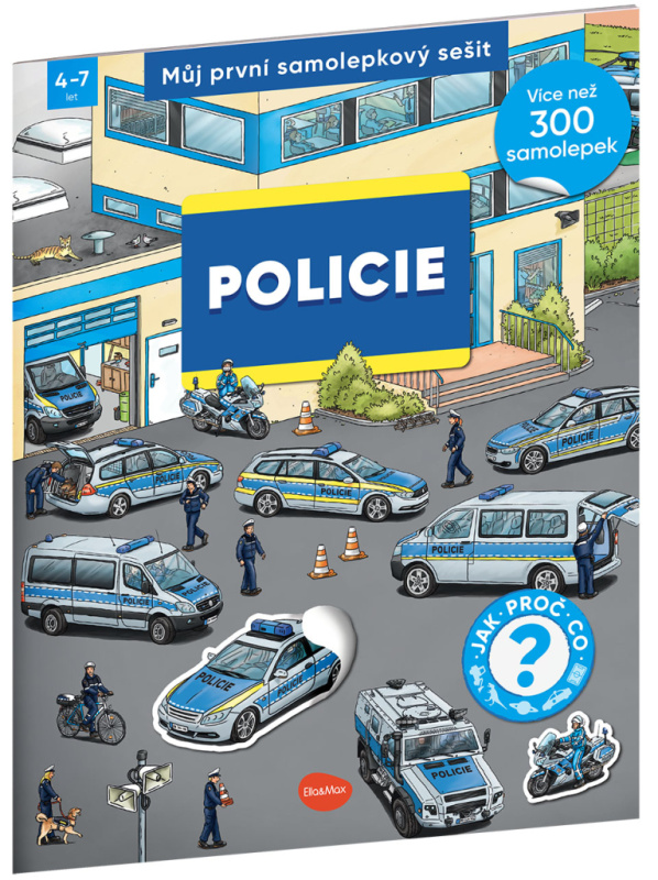 Můj první samolepkový sešit – Policie