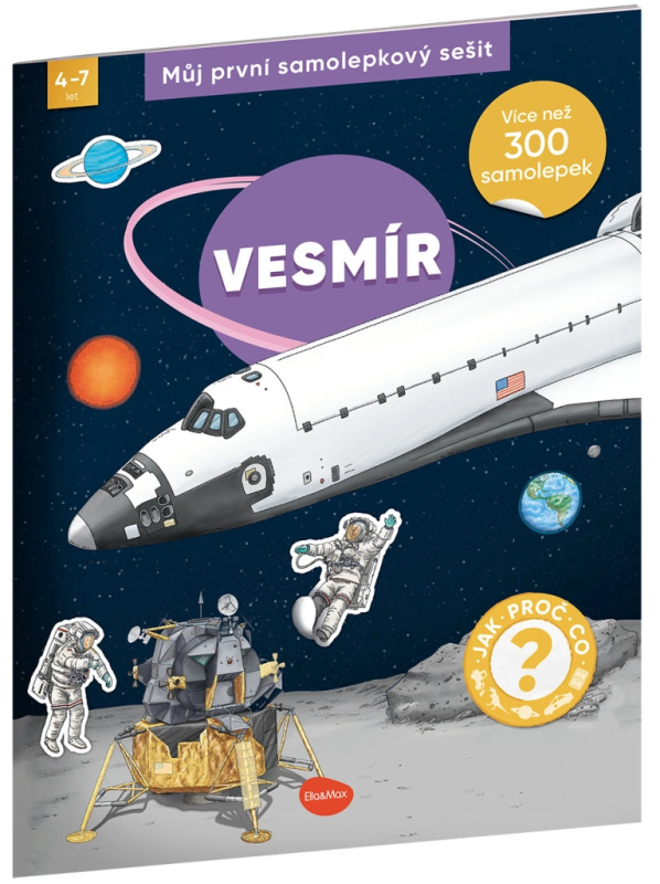 Můj první samolepkový sešit – Vesmír