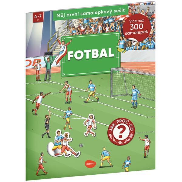Můj první samolepkový sešit – Fotbal