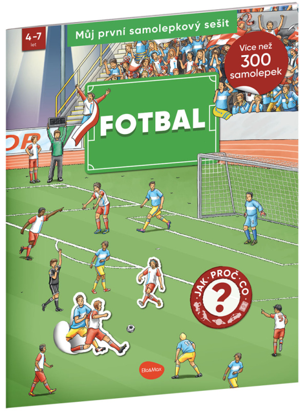 Můj první samolepkový sešit – Fotbal