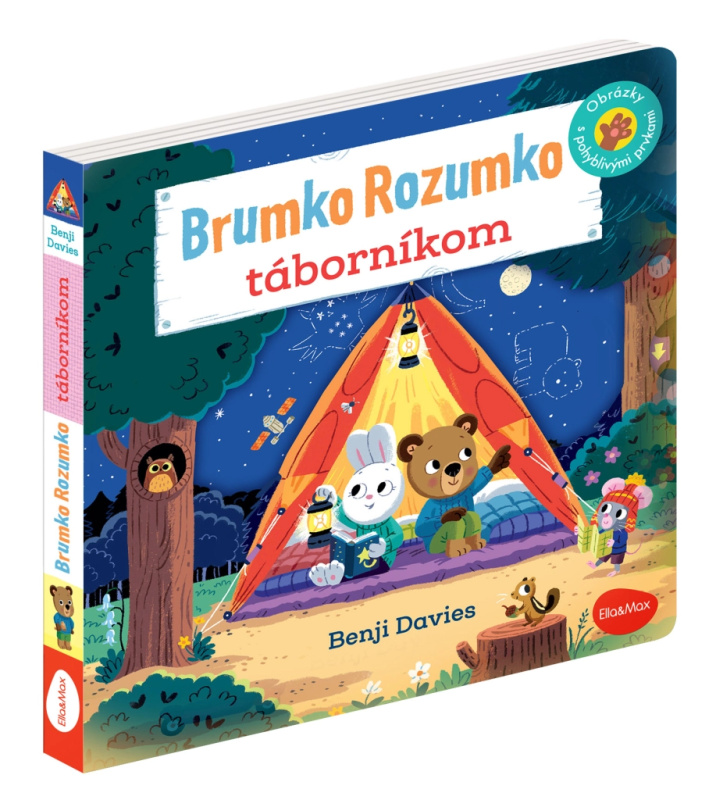Brumko rozumko táborníkem – obrázkové leporelo s pohyblivými prvky