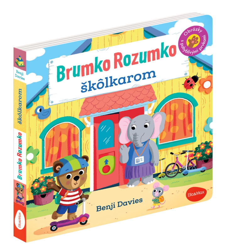 Brumko rozumko ilustrace s pohyblivými prvky
