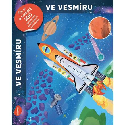 Čti a nalepuj - Vesmir se samolepkami