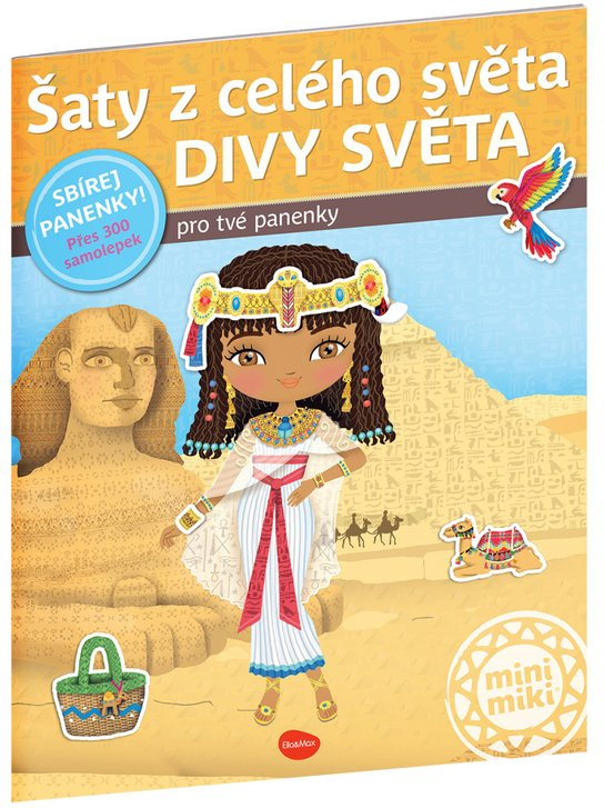 Šaty z celého světa DIVY SVĚTA – Kniha samolepek Presco Group
