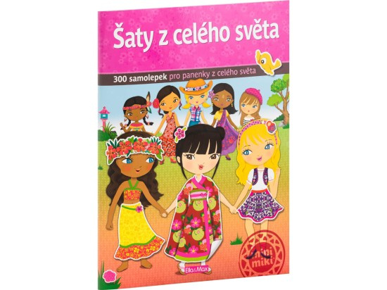 Šaty z celého světa DIVY SVĚTA – Kniha samolepek Presco Group