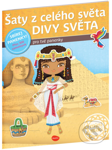 Šaty z celého světa DIVY SVĚTA – Kniha samolepek Presco Group