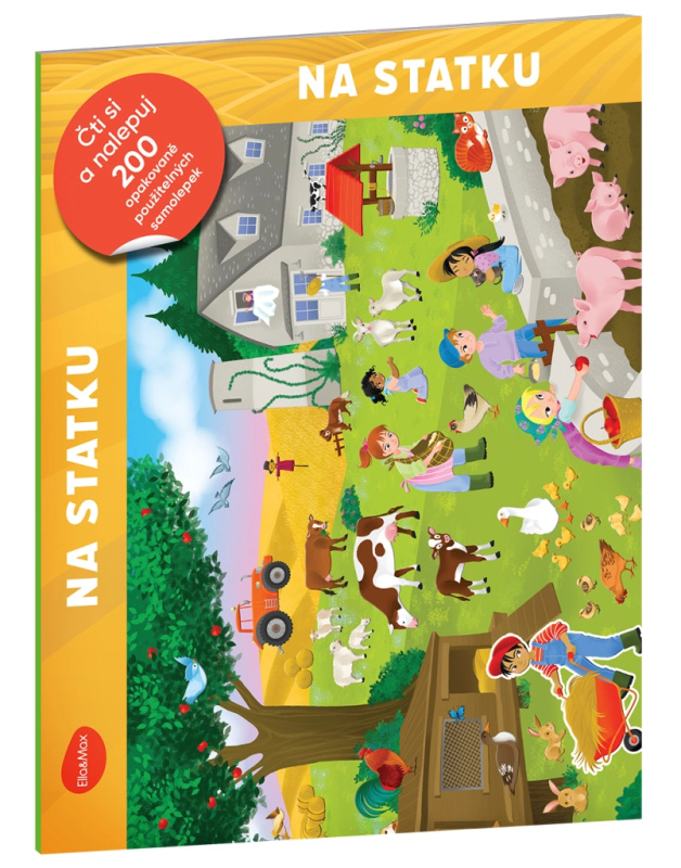 Čti a nalepuj – NA STATKU, kniha se samolepkami  Presco Group
