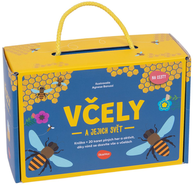 Na cesty – VČELY A JEJICH SVĚT, box: kniha a hry Presco Group