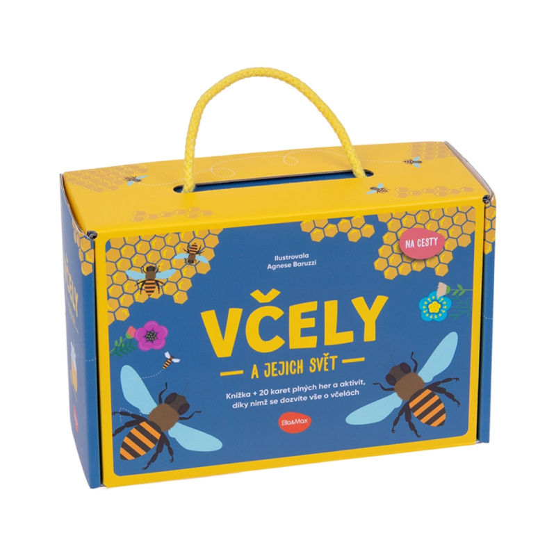 Na cesty – VČELY A JEJICH SVĚT, box: kniha a hry Presco Group