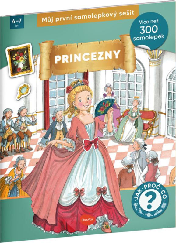 Můj první samolepkový sešit – PRINCEZNY Presco Group