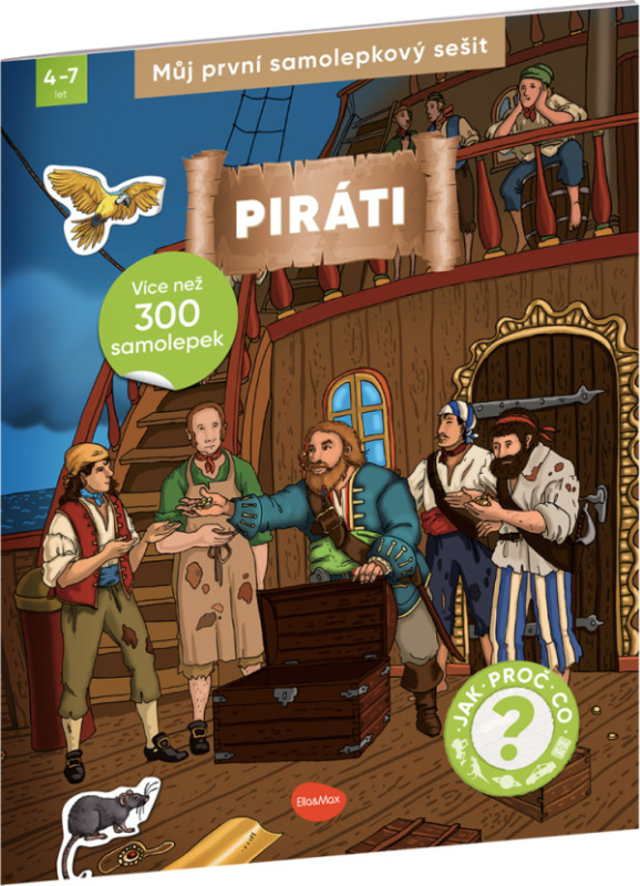Můj první samolepkový sešit – PIRÁTI Presco Group