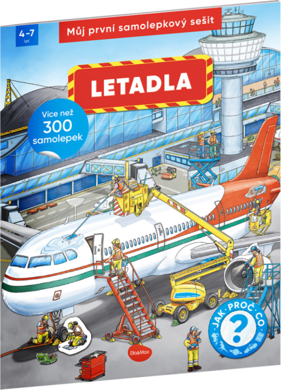 Můj první samolepkový sešit – LETADLA Presco Group